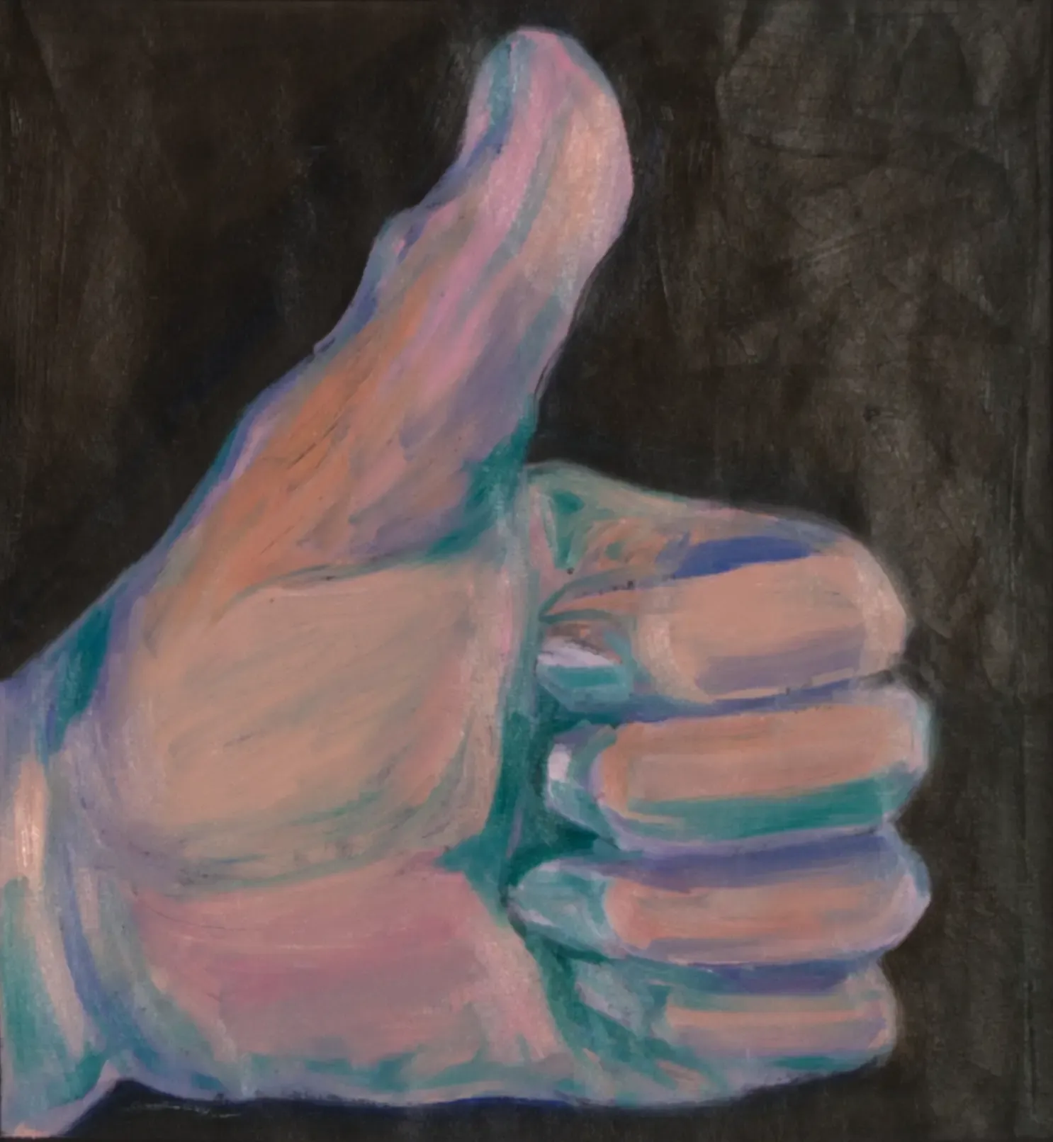 Tta-bong, 2022, Oil on paper(hanji), 20 x 18.5 cm, .webp